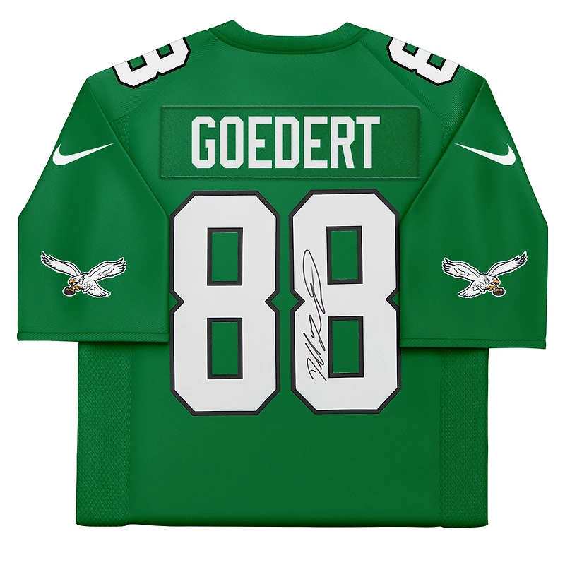 Dallas Goedert Philadelphia Eagles Autographed Kelly Green Nike Vapor F.U.S.E. Limited Jersey