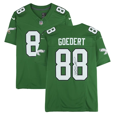 Maillot Nike Vapor F.U.S.E. Limited dédicacé par Kelly Green des Philadelphia Eagles par Dallas Goedert
