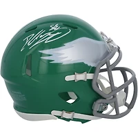 Dallas Goedert Philadelphia Eagles Autographed Kelly Green Riddell Speed Mini Helmet 