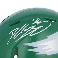 Dallas Goedert Philadelphia Eagles Autographed Kelly Green Riddell Speed Mini Helmet 