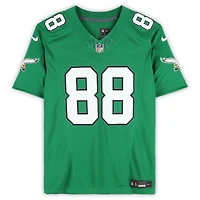 Dallas Goedert Philadelphia Eagles Autographed Nike Kelly Green Limited Jersey 