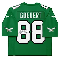 Dallas Goedert Philadelphia Eagles Autographed Nike Kelly Green Limited Jersey 