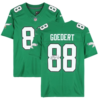 Dallas Goedert Philadelphia Eagles Autographed Nike Kelly Green Limited Jersey 