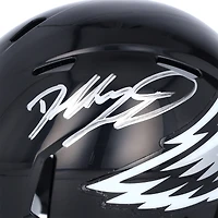 Casque mini Riddell 2022 Alternate Speed ​​autographié par Dallas Goedert des Philadelphia Eagles