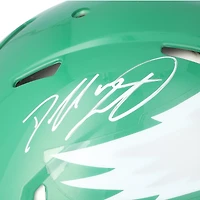 Dallas Goedert Philadelphia Eagles Autographed Riddell Kelly Green Speed Authentic Helmet