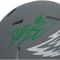 Casque Riddell Slate Speed Mini autographié par Dallas Goedert des Philadelphia Eagles