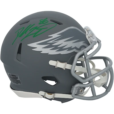 Casque Riddell Slate Speed Mini autographié par Dallas Goedert des Philadelphia Eagles