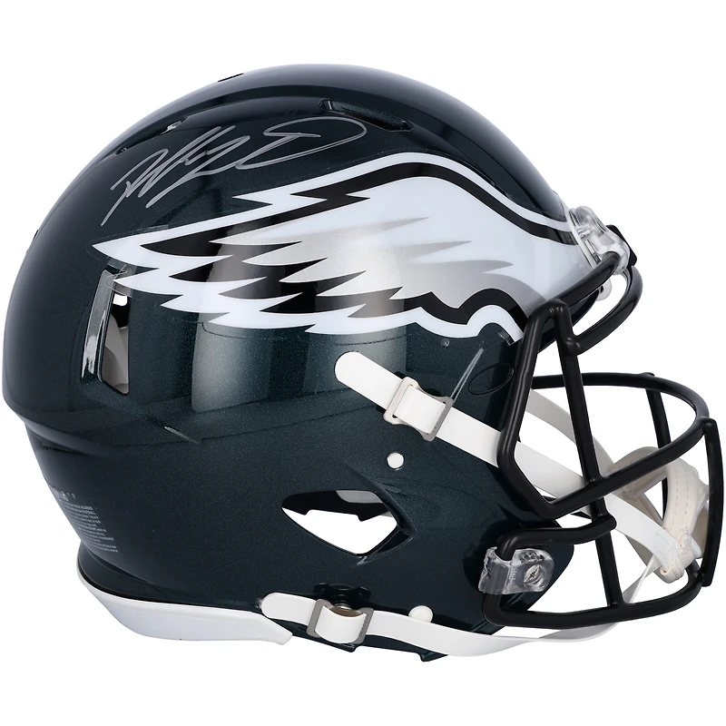Casque authentique Riddell Speed autographié par Dallas Goedert des Philadelphia Eagles