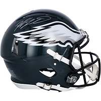 Casque authentique Riddell Speed ​​autographié par Dallas Goedert des Philadelphia Eagles