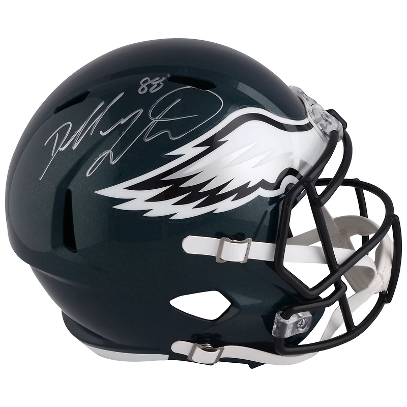Dallas Goedert Philadelphia Eagles Dédicacé Riddell Speed Replica Casque