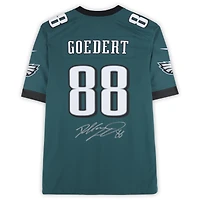 Dallas Goedert Philadelphia Eagles Autographed Super Bowl LIX Champions Nike Midnight Green Game Jersey 