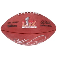 Dallas Goedert Philadelphia Eagles Autographed Super Bowl LIX Wilson Duke Football