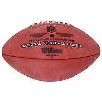 Dallas Goedert Philadelphia Eagles Autographed Super Bowl LIX Wilson Duke Football