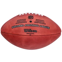 Ballon de football professionnel en couleur signé Wilson Duke par Dallas Goedert et Philadelphia Eagles