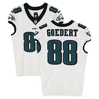 Dallas Goedert Philadelphia Eagles Game-Used #88 White Jersey vs. Los Angeles Chargers on December 8, 2025