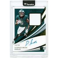 DeVonta Smith Philadelphia Eagles Autographed 2021 Panini Immaculate Collection Dual-Color RPA #111 #9/99 Rookie Card
