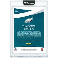 DeVonta Smith Philadelphia Eagles Autographed 2021 Panini Immaculate Collection Dual-Color RPA #111 #9/99 Rookie Card