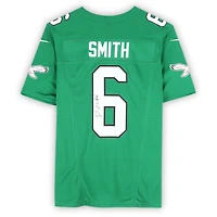 DeVonta Smith Philadelphia Eagles Autographed Nike Kelly Green Throwback Limited Jersey