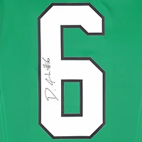 DeVonta Smith Philadelphia Eagles Autographed Nike Kelly Green Throwback Limited Jersey