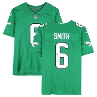 DeVonta Smith Philadelphia Eagles Autographed Nike Kelly Green Throwback Limited Jersey