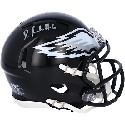 DeVonta Smith Philadelphia Eagles Autographed Riddell 2022 Alternate Speed Mini Helmet