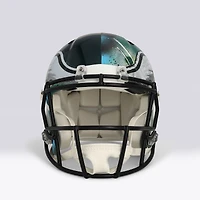 DeVonta Smith Philadelphia Eagles Autographed Riddell Speed Authentic Helmet - Art by Shawn Voelker - NF70444433