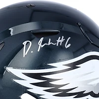 DeVonta Smith Philadelphia Eagles Autographed Riddell Speed Flex Authentic Helmet
