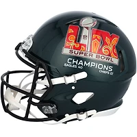 DeVonta Smith Philadelphia Eagles Autographed Super Bowl LIX Champions Riddell Logo Speed Authentic Helmet