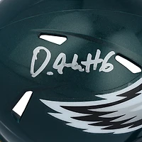DeVonta Smith Philadelphia Eagles Autographed Super Bowl LIX Champions Riddell Logo Speed Mini Helmet