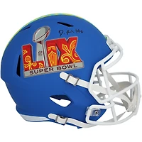 DeVonta Smith Philadelphia Eagles Autographed Super Bowl LIX Riddell Speed Replica Helmet