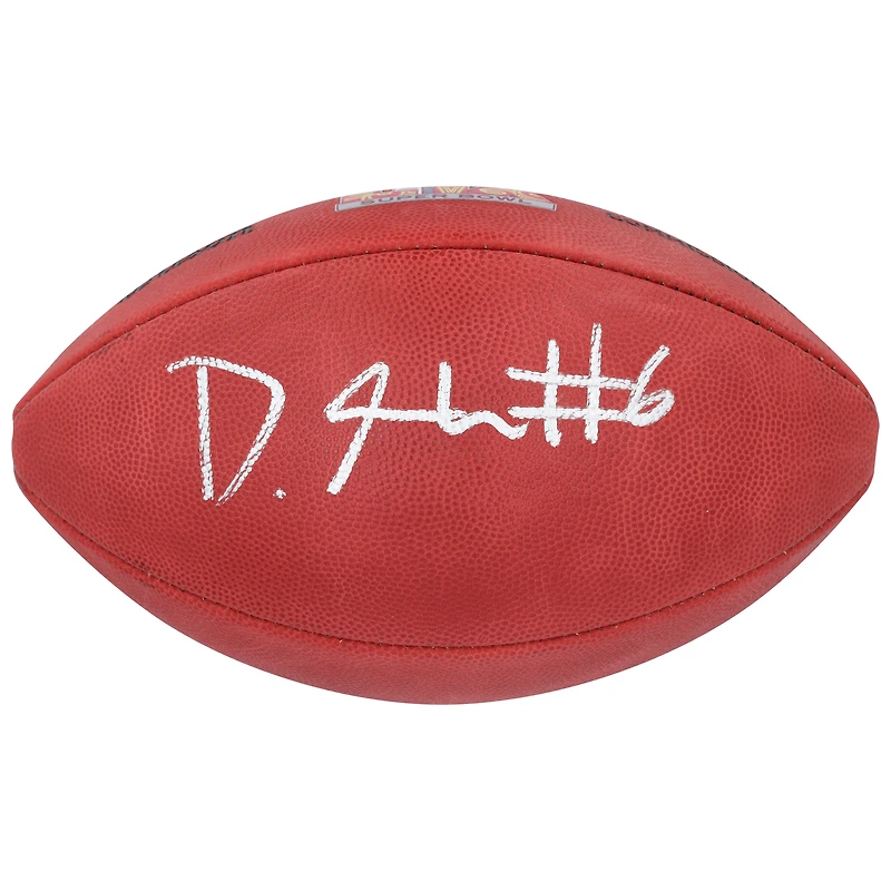 DeVonta Smith Philadelphia Eagles Autographed Super Bowl LIX Wilson Duke Football