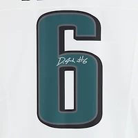 Maillot Nike Vapor F.U.S.E. blanc dédicacé par DeVonta Smith des Philadelphia Eagles, édition limitée