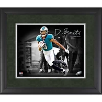 Photographie encadrée de 11"x 14" de DeVonta Smith Philadelphia Eagles, signature fac-similé