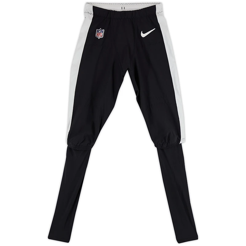DeVonta Smith Philadelphia Eagles Player-Issued Black Nike Pants from the 2023-24 NFL Season