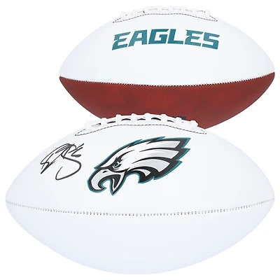 Ballon de football Franklin White Panel autographié par Donovan McNabb des Philadelphia Eagles