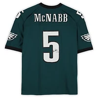 Maillot Mitchell & Ness Legacy vert nuit autographié de Donovan McNabb, Eagles de Philadelphie, édition 1999