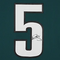 Maillot Mitchell & Ness Legacy vert nuit autographié de Donovan McNabb, Eagles de Philadelphie, édition 1999
