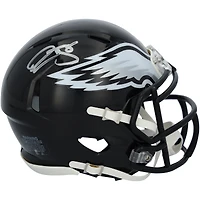 Donovan McNabb Philadelphia Eagles Autographed Riddell Black Alternate Speed Mini Helmet