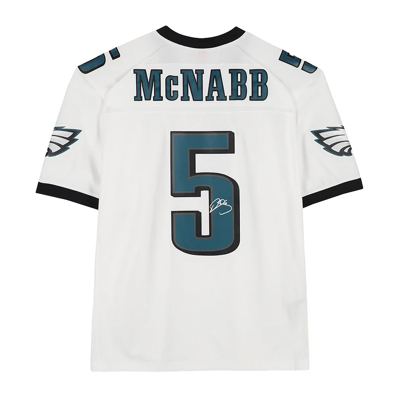 Maillot Mitchell & Ness Legacy blanc autographié de Donovan McNabb (Philadelphia Eagles) de 2004