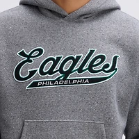 Sweat à capuche Fanatics Athletic Heather Gray Philadelphia Eagles Iconic bords en polaire