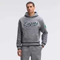 Sweat à capuche Fanatics Athletic Heather Gray Philadelphia Eagles Iconic bords en polaire