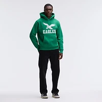 Fanatics Kelly Green Philadelphia Eagles IconicFleece Flocked Hoodie
