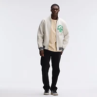 Veste polaire emblématique Fanatics Oatmeal Philadelphia Eagles à fermeture éclair intégrale