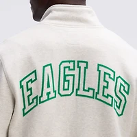 Veste polaire emblématique Fanatics Oatmeal Philadelphia Eagles à fermeture éclair intégrale