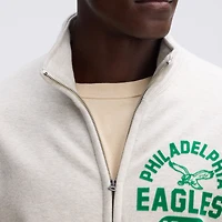 Fanatics Oatmeal Philadelphia Eagles IconicFleece Full-Zip Jacket