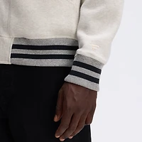 Veste polaire emblématique Fanatics Oatmeal Philadelphia Eagles à fermeture éclair intégrale