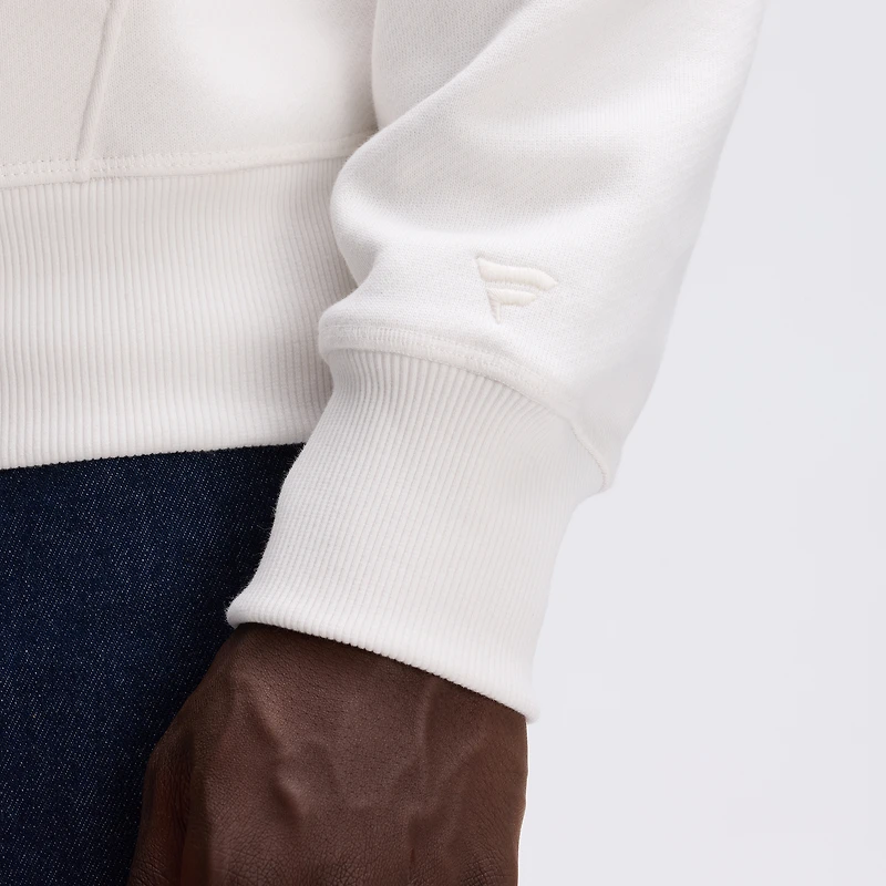 Fanatics Oatmeal Philadelphia Eagles IconicFleece Letterman Hoodie