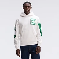 Sweat à capuche Letterman en polaire Fanatics couleur avoine Philadelphia Eagles