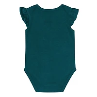 Girl's Outerstuff  Midnight Green/Gray Philadelphia Eagles Sunshine Two-Piece Bodysuit Set