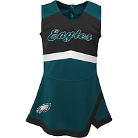 Robe pull verte Philadelphia Eagles Cheer Captain pour fille